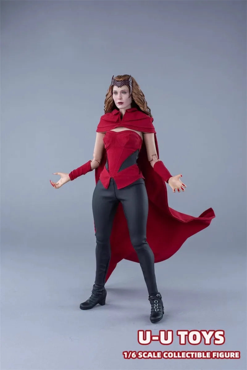 1/6 Scarlet Witch Cloak Outfit for 12" Action Figures - Dress Up Your Hero