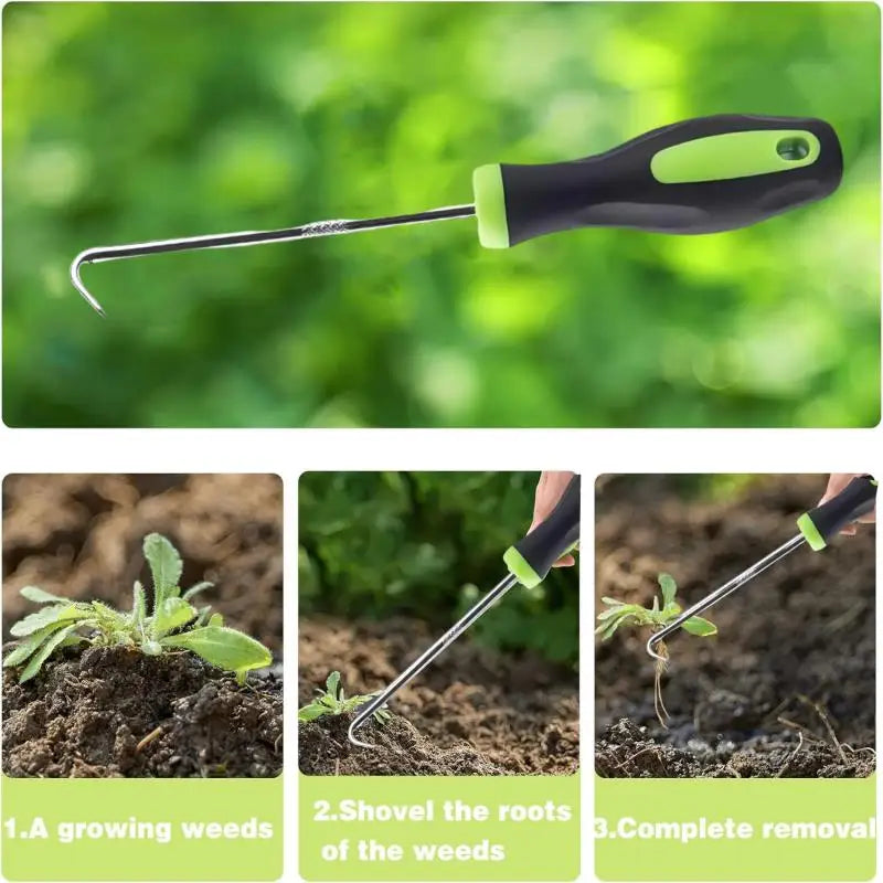 Ergonomic Heavy-Duty Weed Puller Tool for Effortless Weeding