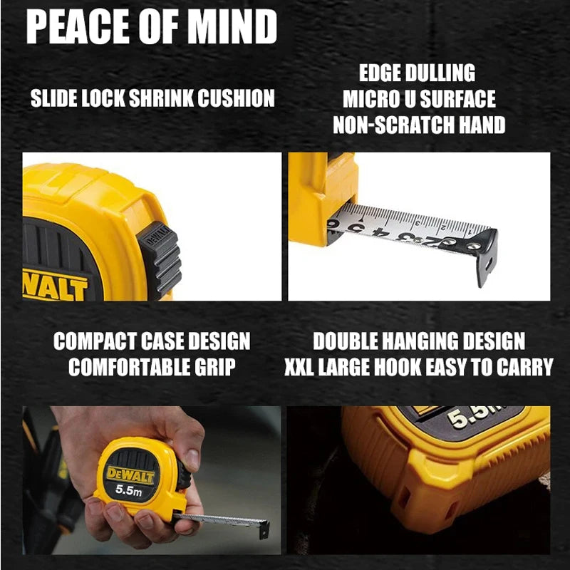 DEWALT Double Sided Tape Measure - 5m/7.5m Precision Hand Tool