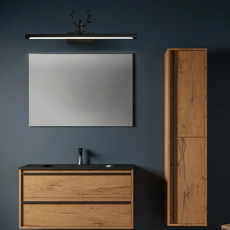 Modern Brushed Gold LED Bathroom Vanity Light Fixture