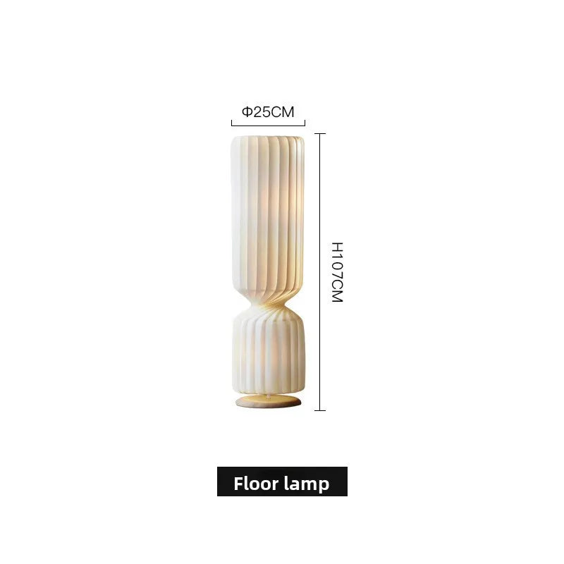 Nordic Modern PVC Twist Floor Lamp for Elegant Home & Office Decor