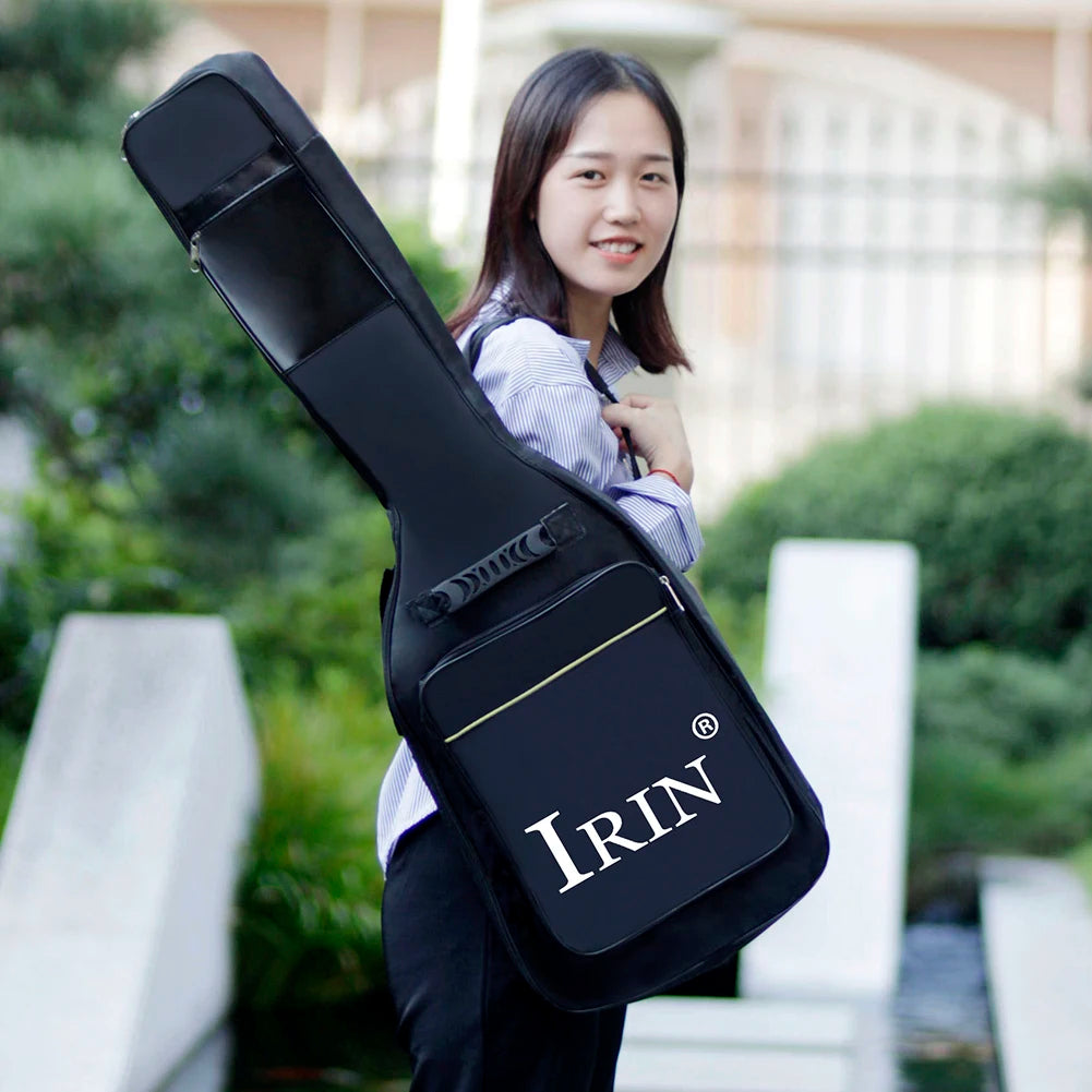 Waterproof Guitar Gig Bag with Adjustable Straps - 39 Inch Protection