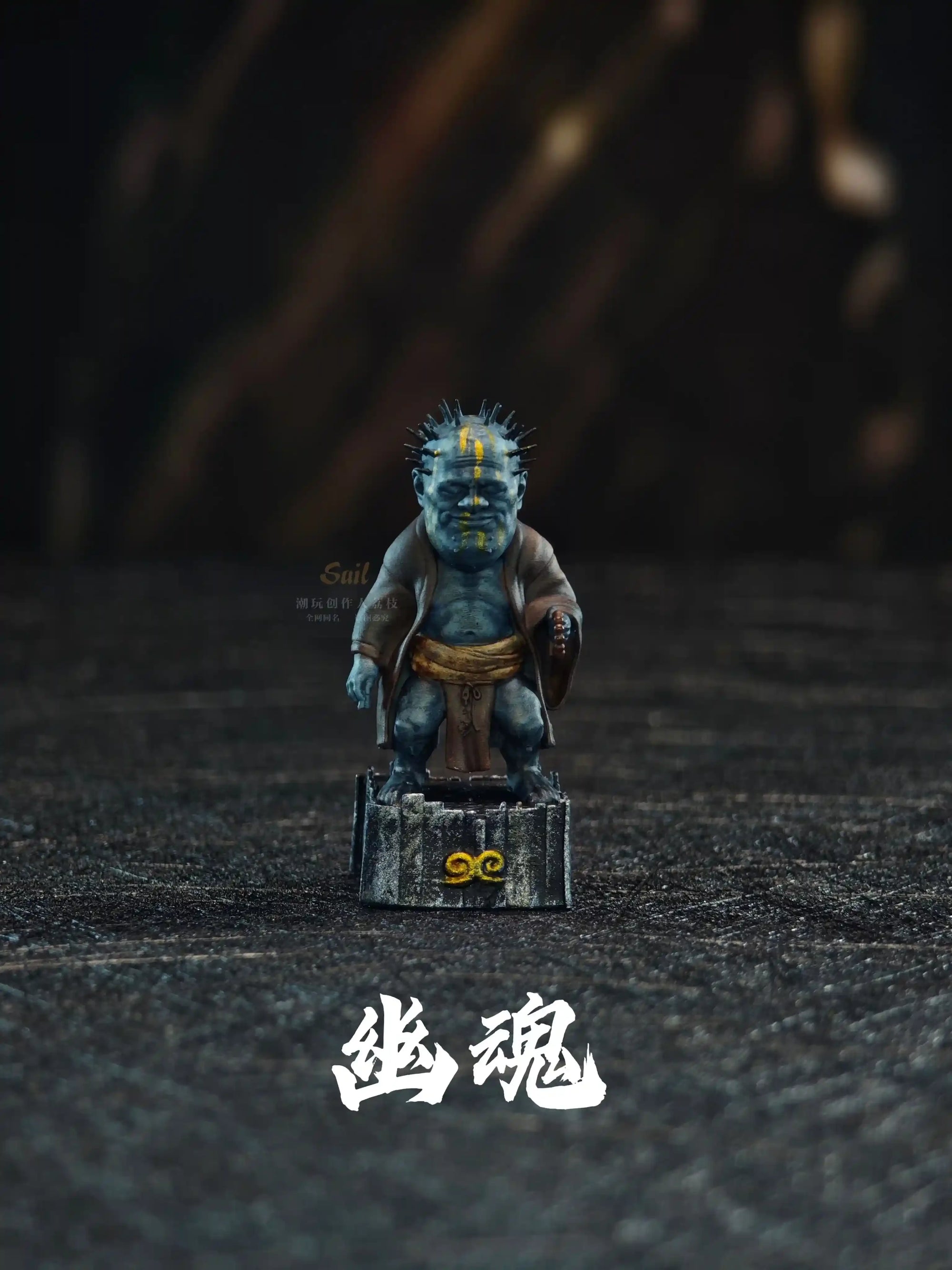 Black Myth Wukong Keycap - 3D Hand Drawn Desktop Ornament