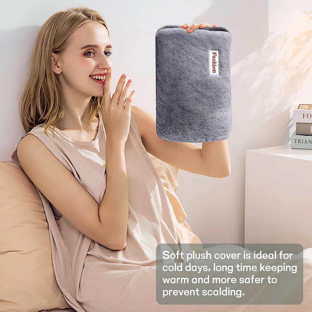 Cute Electric Hand Warmer & Rechargeable Hot Water Bottle – EU Plug