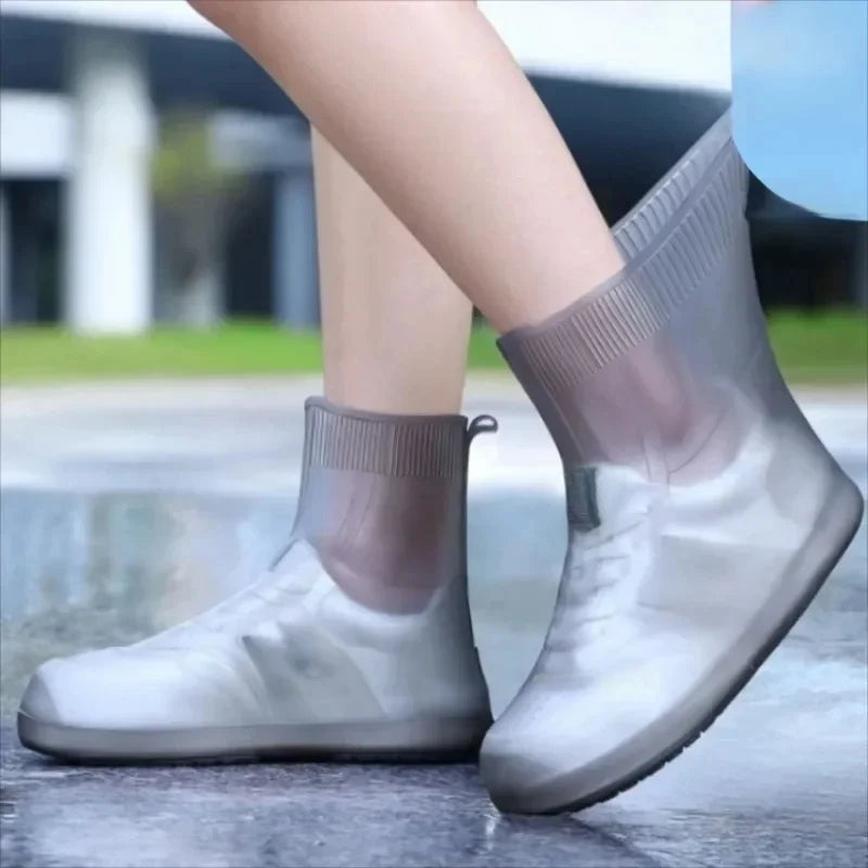 Durable Waterproof Silicone Shoe Covers | Non-Slip Rain Boot Protectors