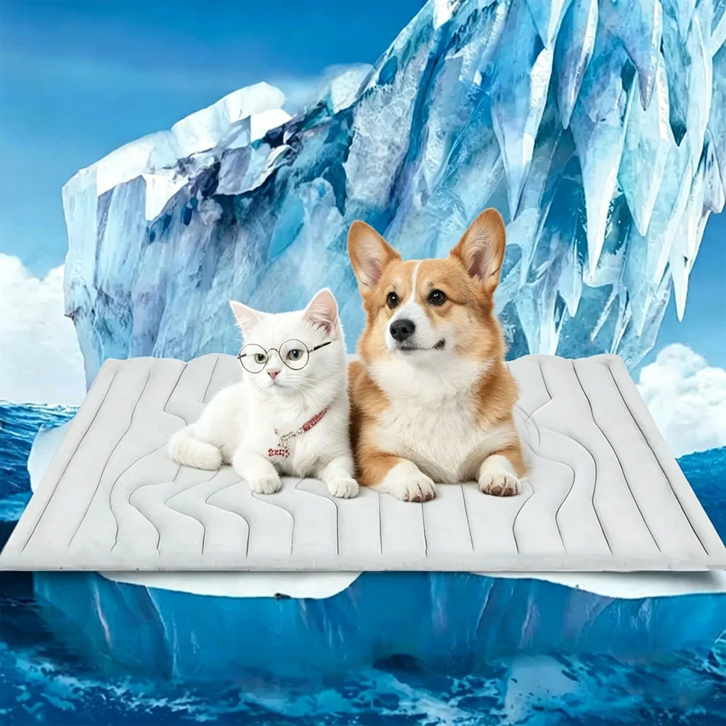 Dog Cooling Mat - Extra Large Summer Bed for Pets - Durable Ice Pad