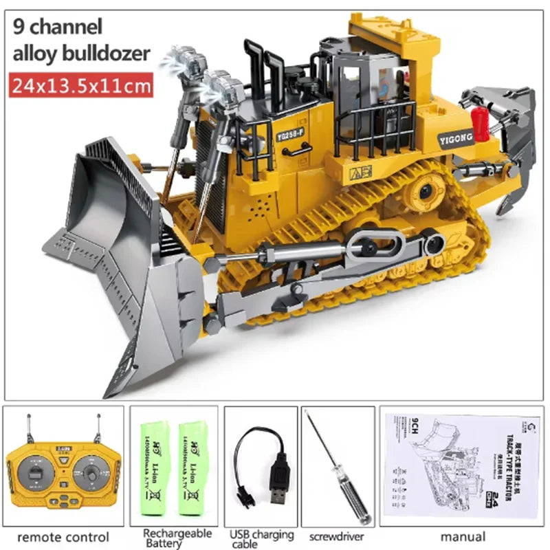 Remote Control Excavator Toy - Educational Fun for Kids