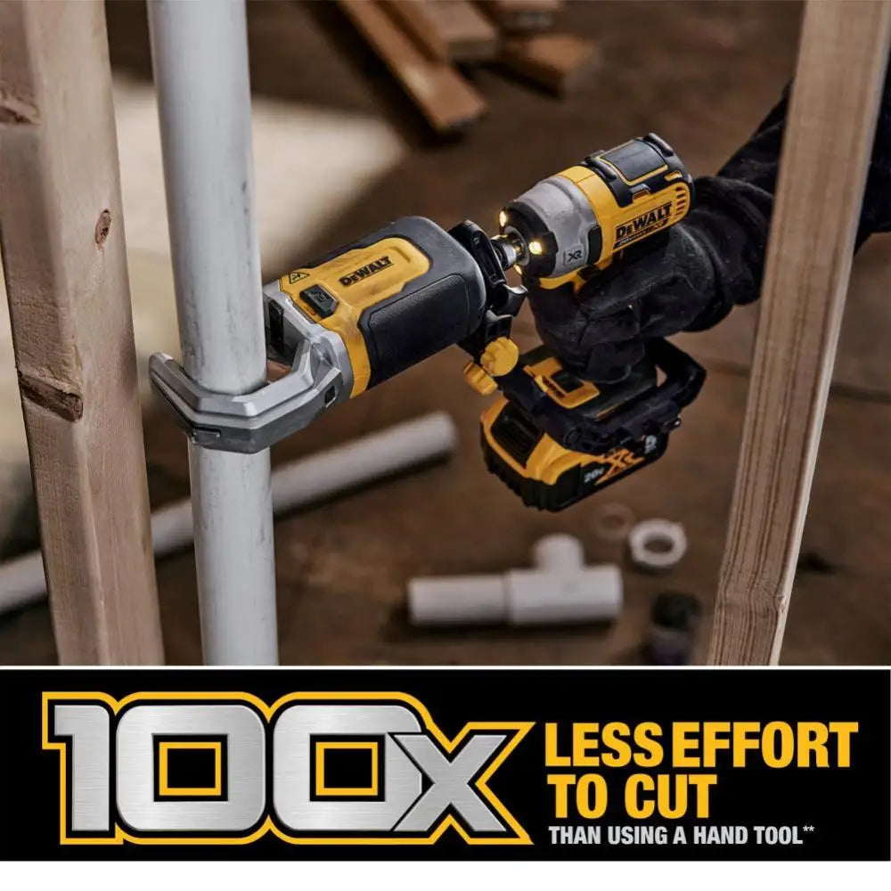 DEWALT IMPACT CONNECT™ Pipe Cutter Attachments for PVC & Copper