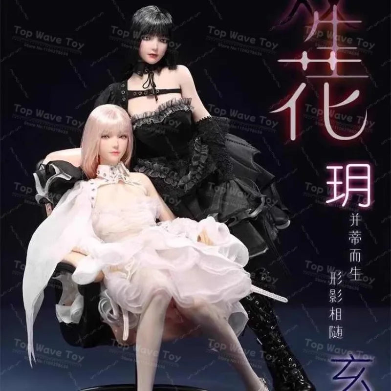 I8TOYS 1/6 Twin-flowered Yue Xuan Head Sculpt & Dress Set for Action Figures