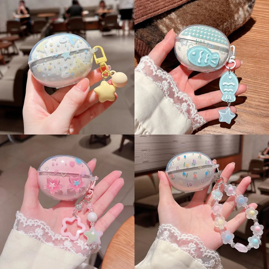 Crossky C50 Cartoon Soft Case for Wireless Bluetooth Earphones