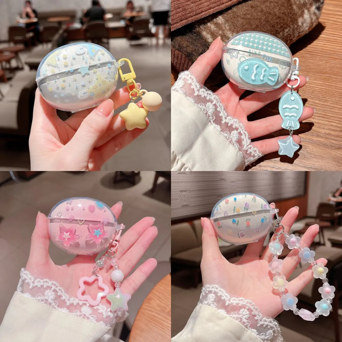 Crossky C50 Cartoon Soft Case for Wireless Bluetooth Earphones