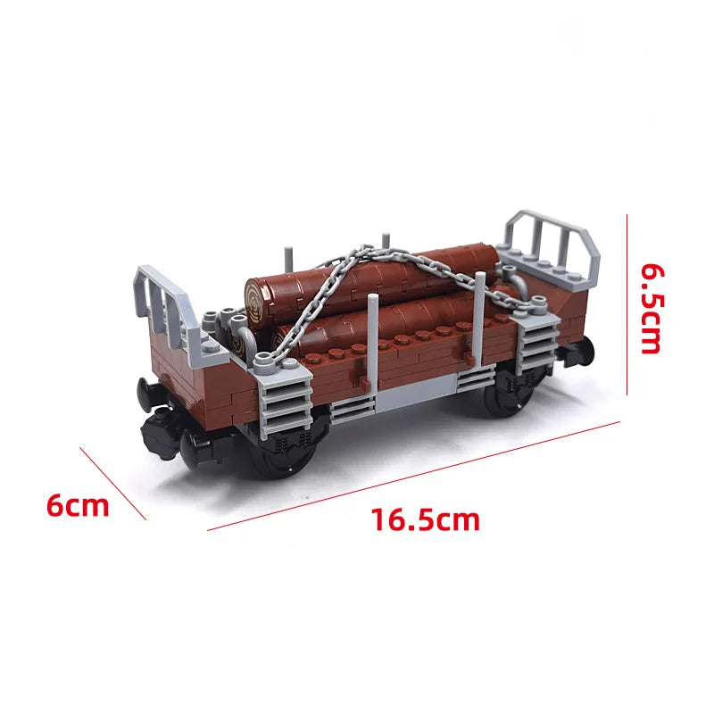 XQ MOC Train Carriage Building Blocks - Eco-Friendly Play Set