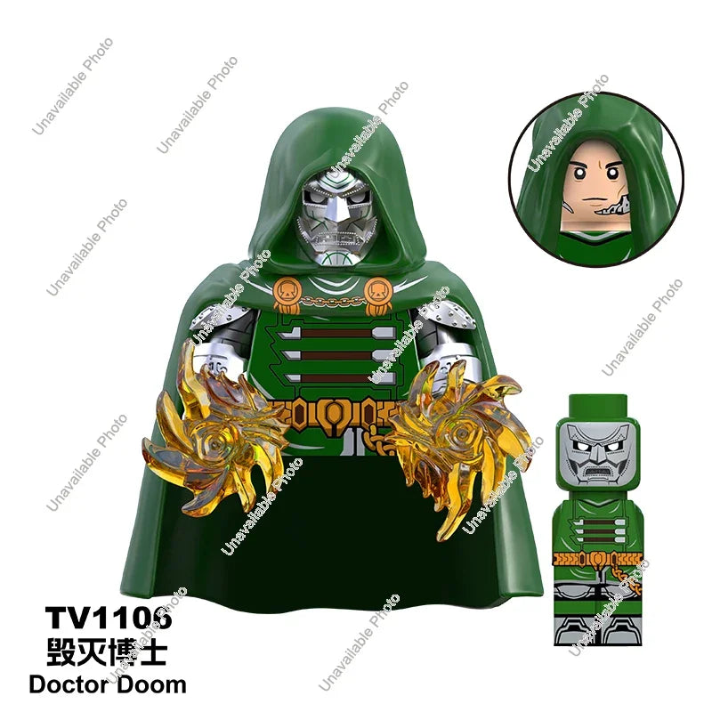Hot Toys Mini Building Blocks Superhero Figures - Fun for All Ages