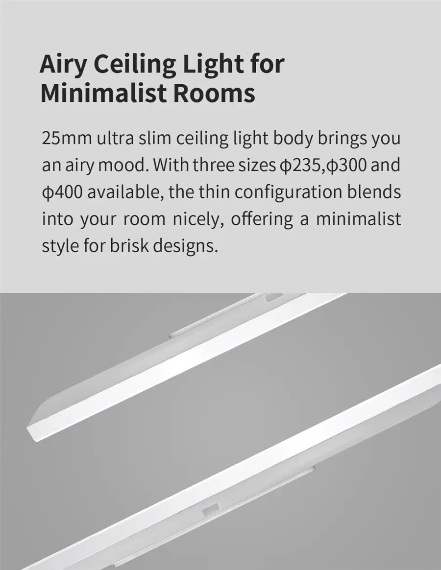 Yeelight Smart RGB Ceiling Light - Dimmable & Voice Control
