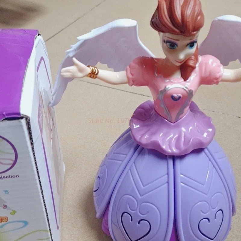Princess Elsa Light-Up Dancing Doll with Music & Spinning Action