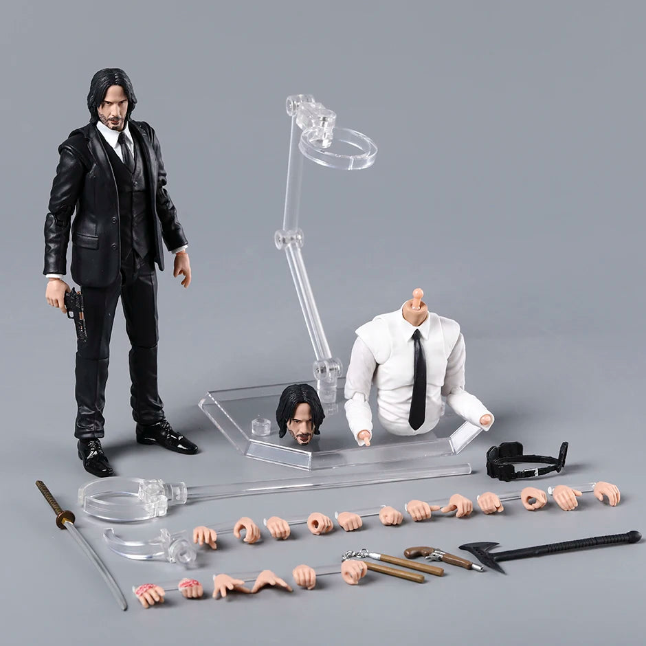 MAFEX John Wick Chapter 4 Action Figure - Highly Detailed Model
