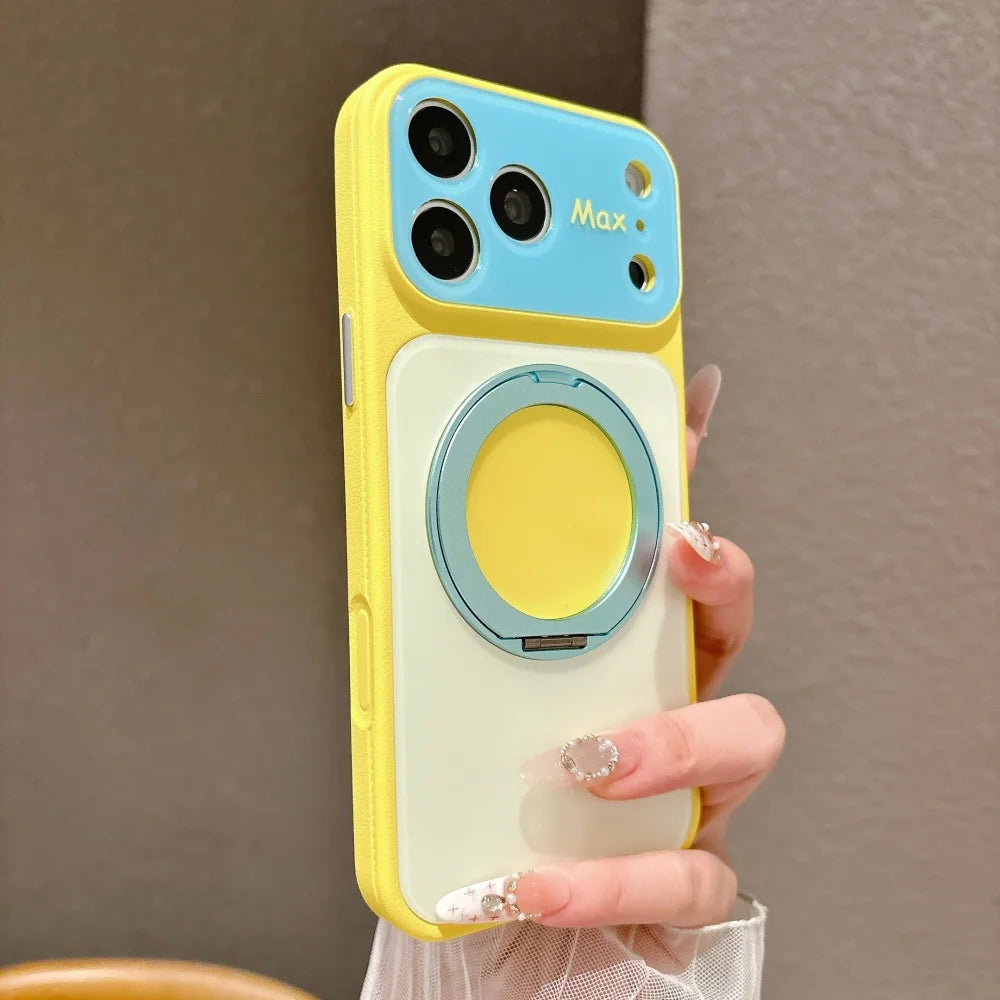 Magnetic Shockproof Camera Protection Case for iPhone 14/15 Pro Max