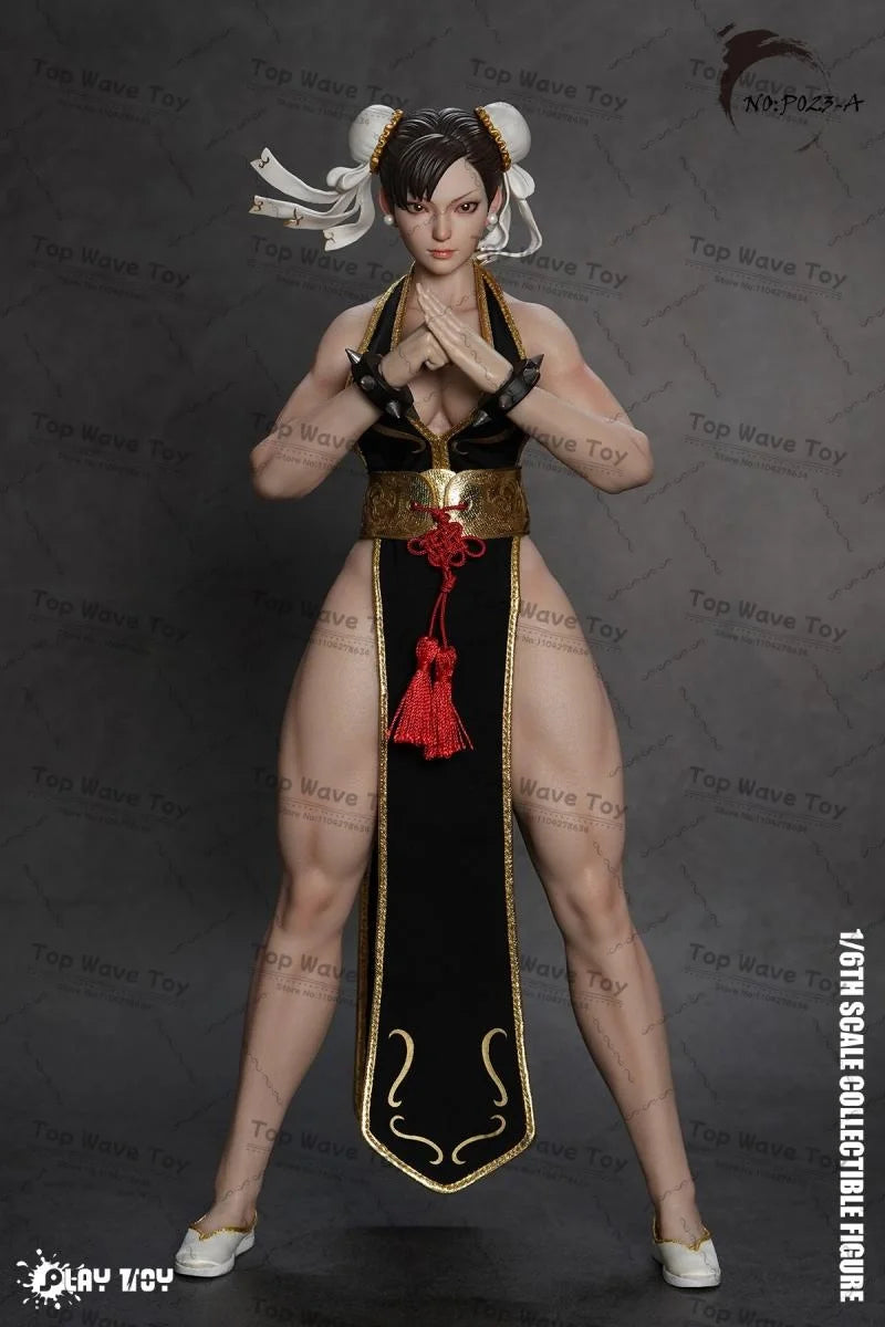 Chun Li 12'' Action Figure - Movable Eyes, Premium Collectible Toy