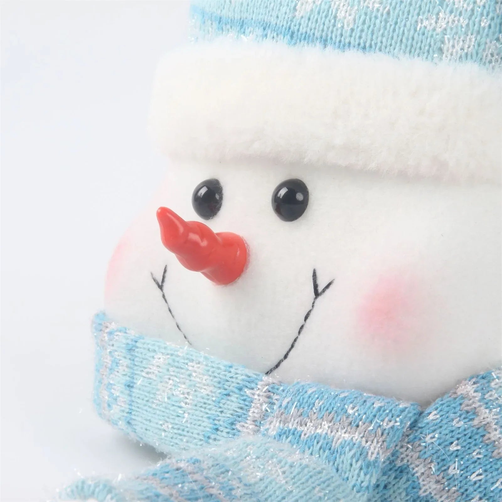 Light-Up Blue Snowman Ornament - Cozy Holiday Home Decor