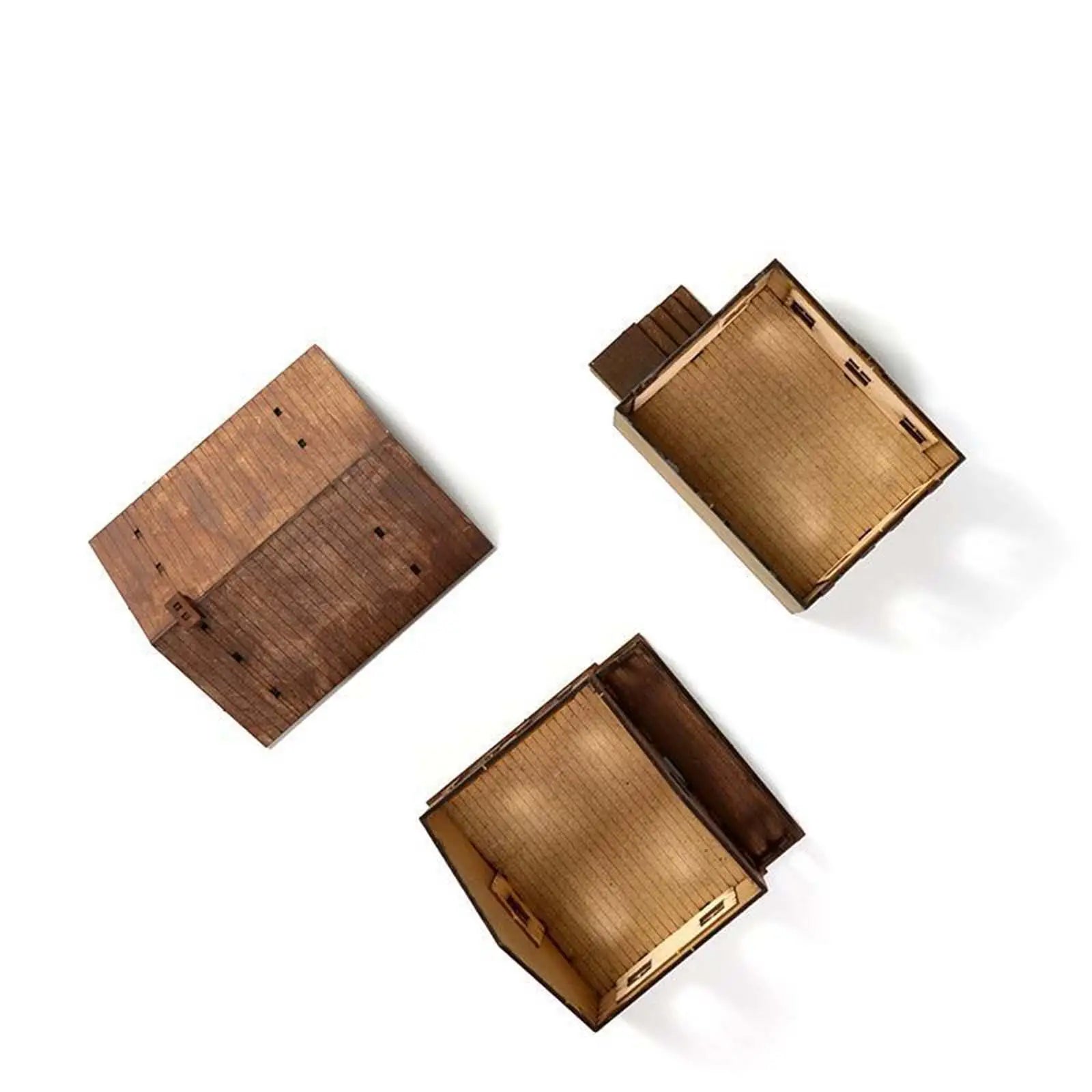 1/72 Miniature House Model Kit - DIY Wooden Craft