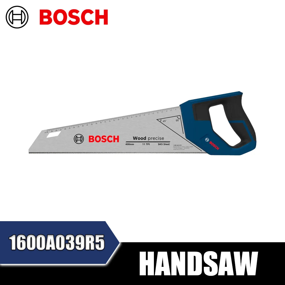 Bosch Handsaw - Precision Wood Cutting Tool with Soft Grip Handle