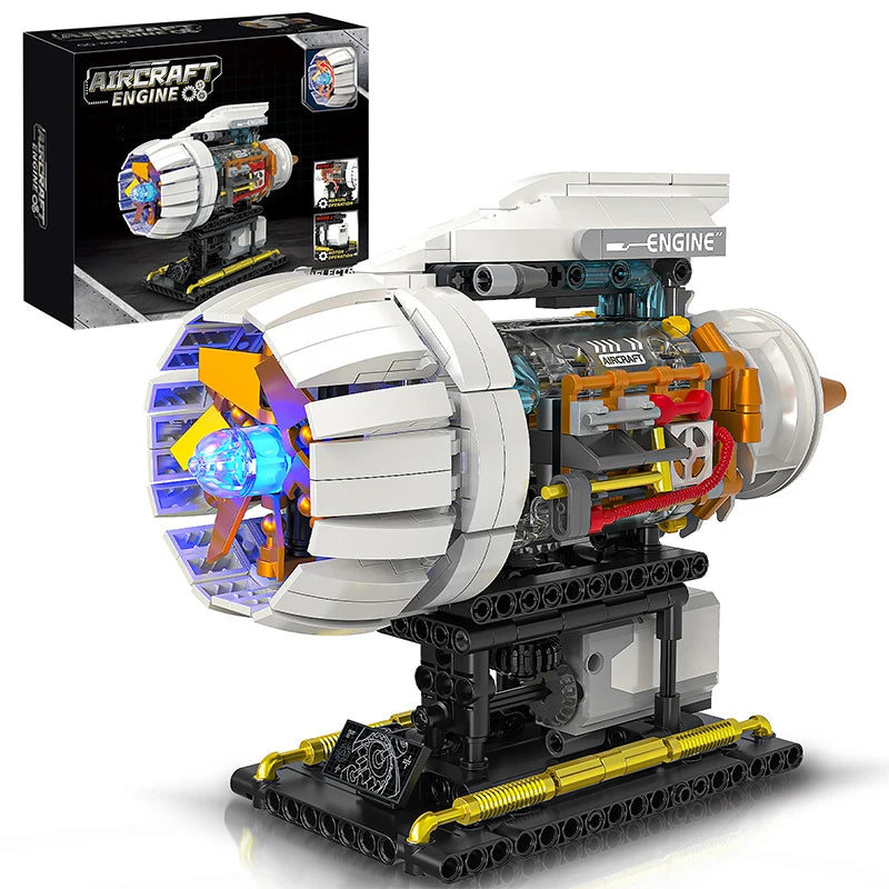 Electrically Driven Aircraft Engine Model Blocks – Educational Toy