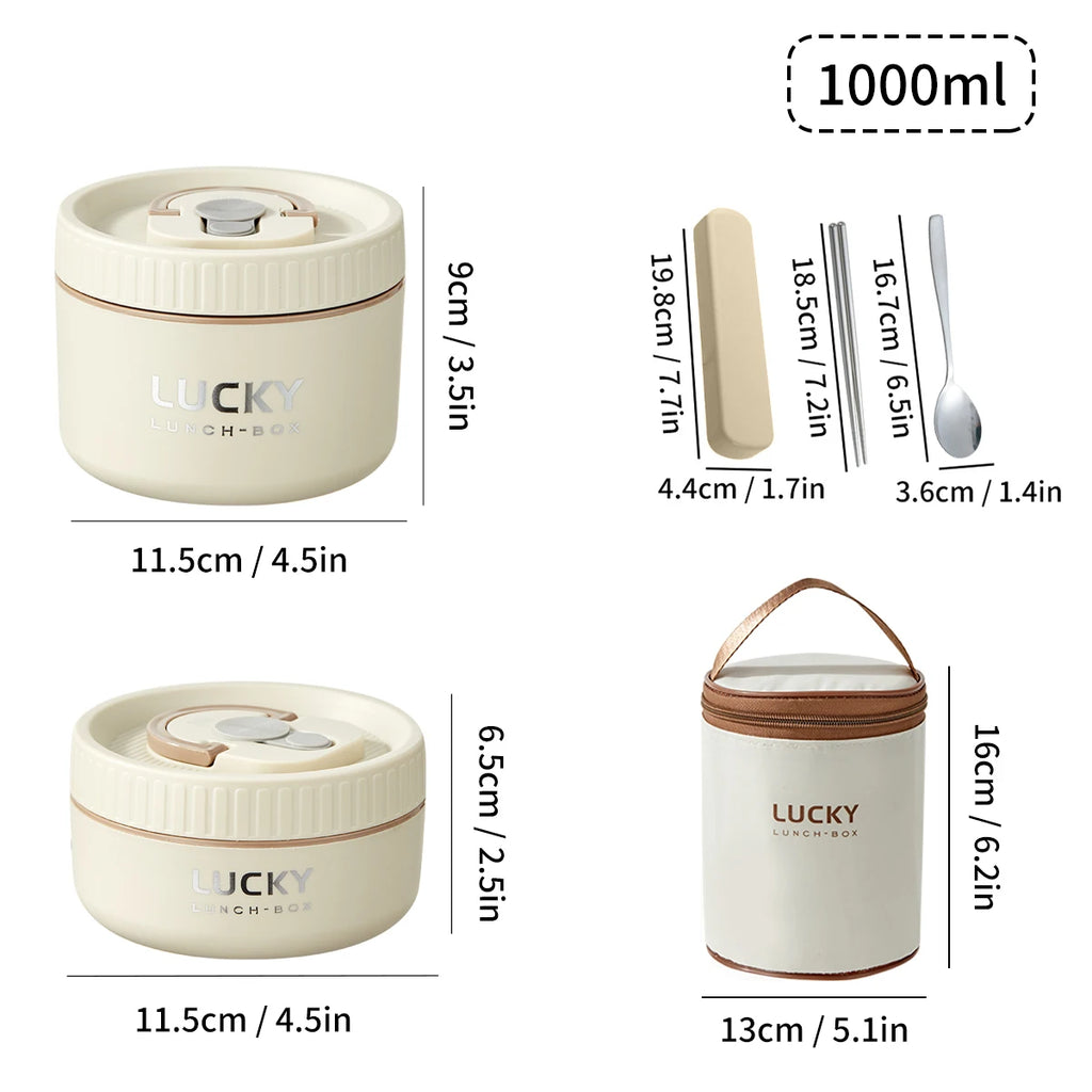 304 Stainless Steel Bento Box - Leakproof & Insulated