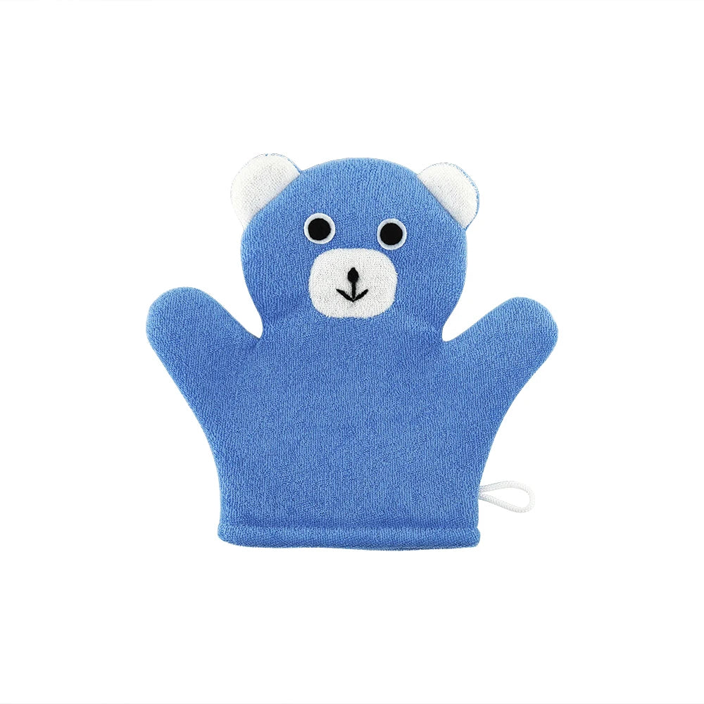 Cute Animal Shape Baby Bath Glove - Non-Slip Toddler Shower Sponge