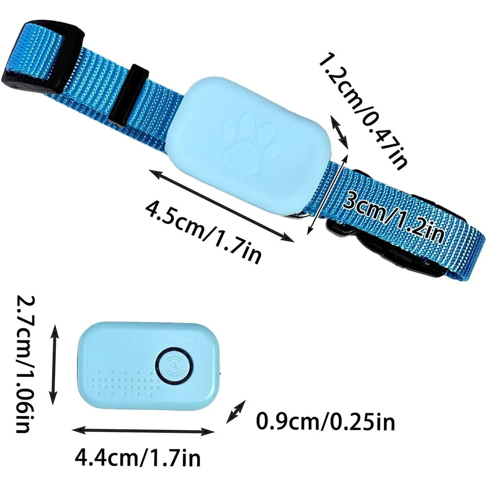 MOJOYCE Pet GPS Tracker with Adjustable Collar for Dogs and Cats