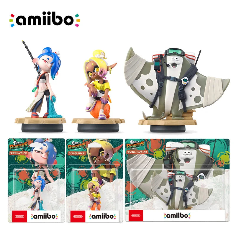 Nintendo Amiibo Splatoon Raiders 3-in-1 NFC Figures for Switch