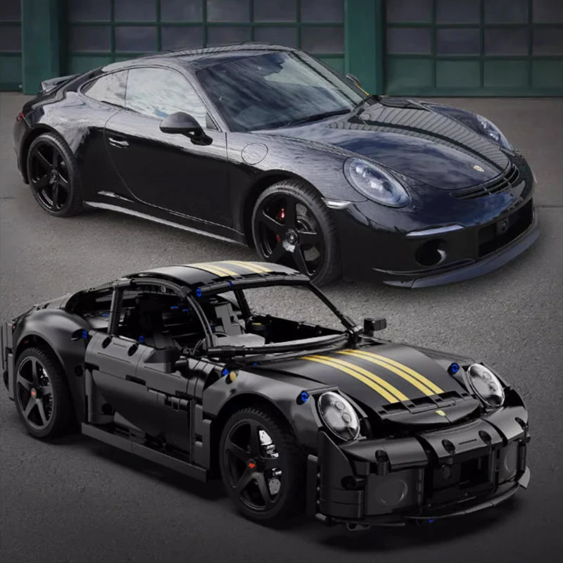 Cada 1655Pcs Remote Control Classic Sports Car Building Toy