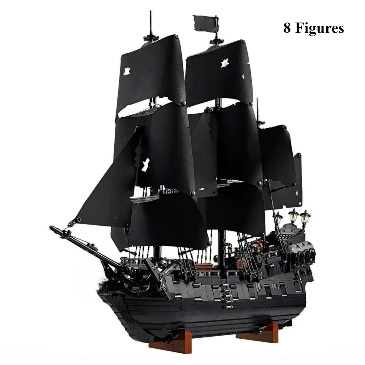 Creative Pirate Ship Building Block Set - Fun Home Decoration & Gift