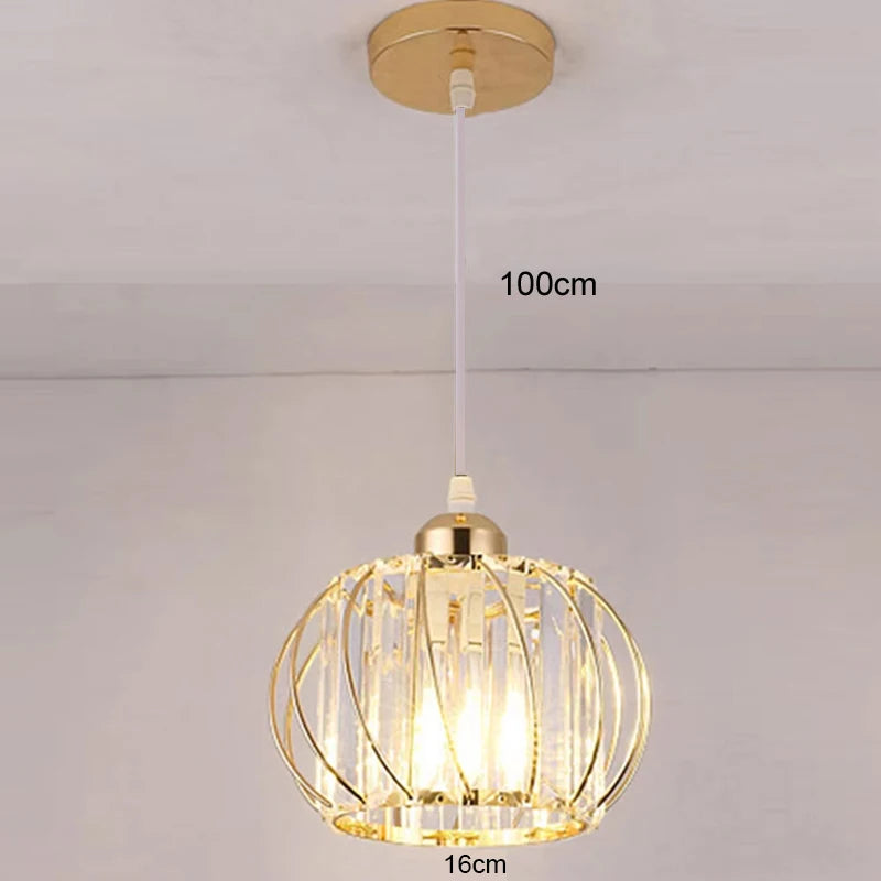 Luxury Crystal Chandelier - Modern LED Pendant Light for Dining Room