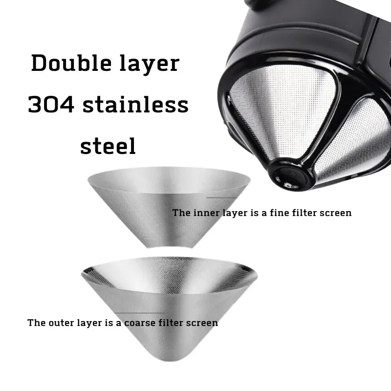 Widesea Outdoor Camping Coffee Cookware Set - Portable Stainless Steel