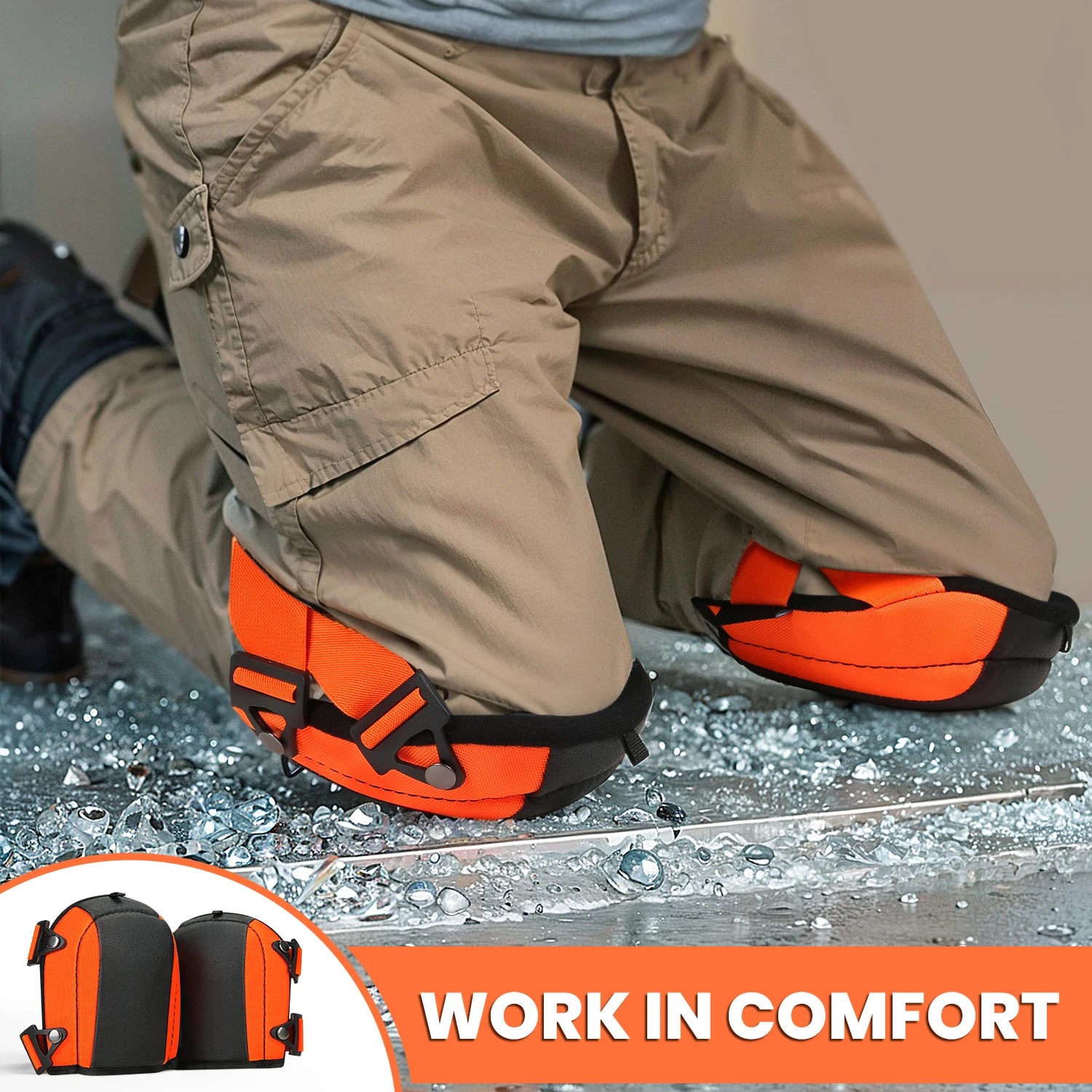 Comfortable Garden Knee Pads for Effortless Kneeling & Cleaning