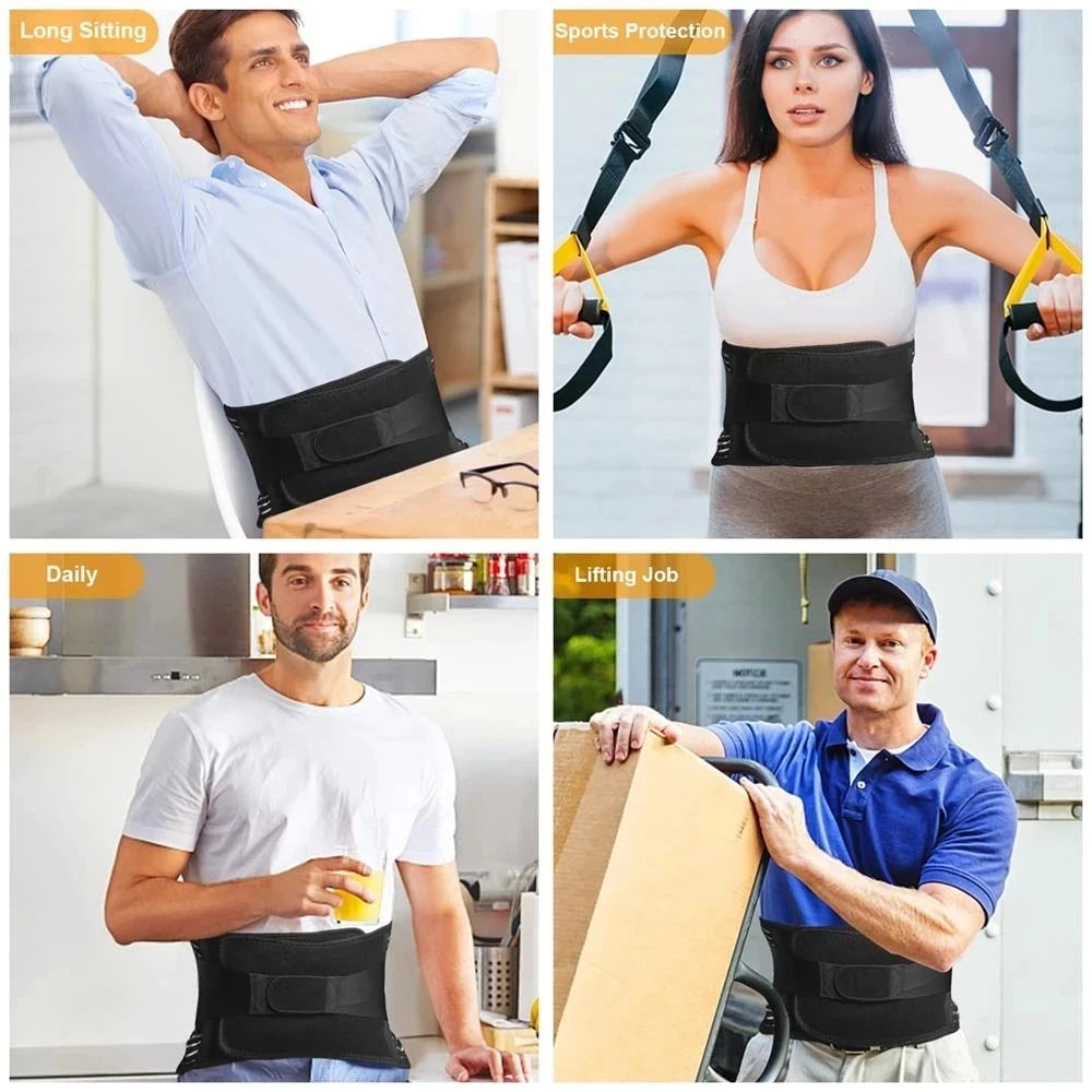 Adjustable Lumbar Support Belt | Pain Relief & Comfort