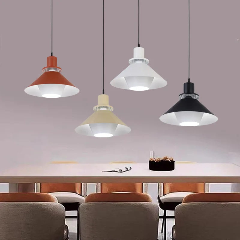 Industrial Iron Pendant Chandelier - Modern Loft Lighting E27