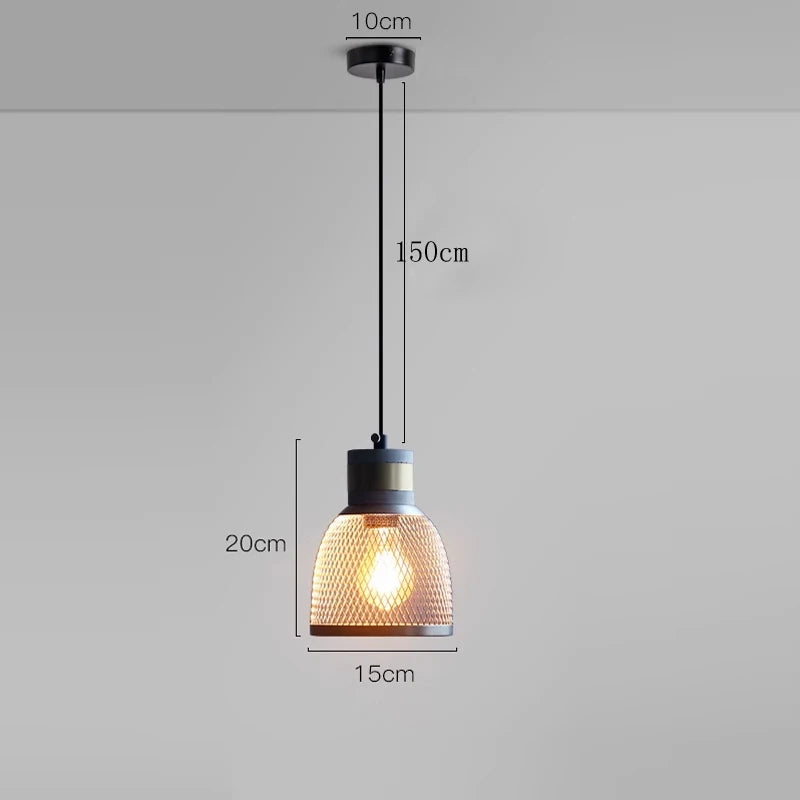 Vintage Industrial Cement Pendant Light - E27 LED Chandelier