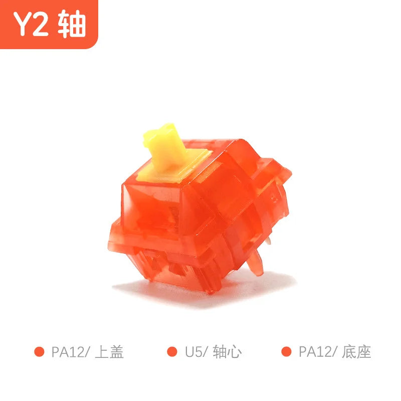 KeyGeek Y2 HIFI Mechanical Keyboard Switches - 32g, 40g, 48g, 53g Options