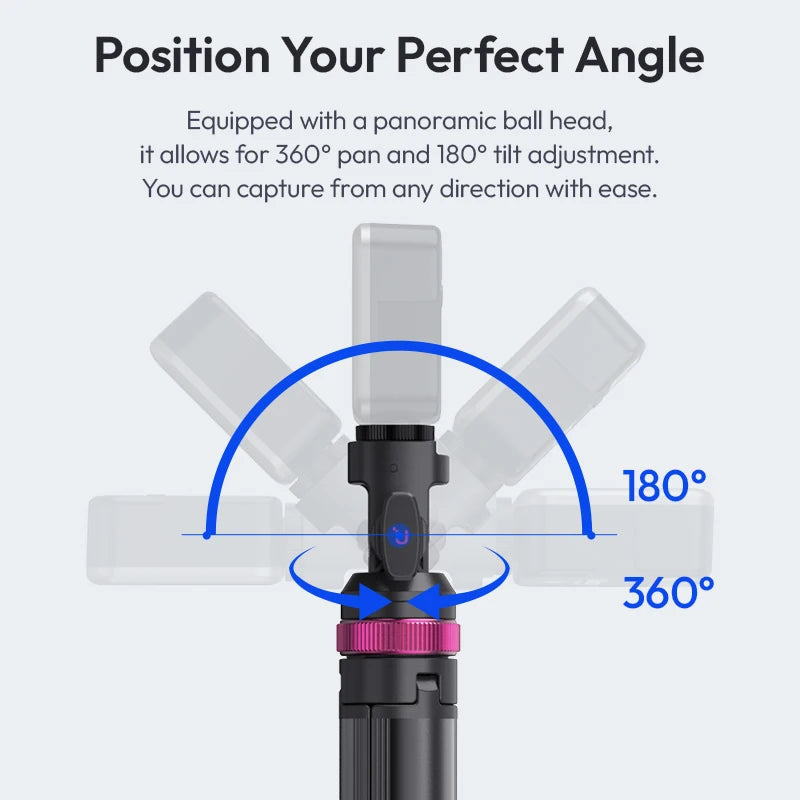 Ulanzi MT-89 Quick-Release Tripod Stand with Cold Shoe Mount