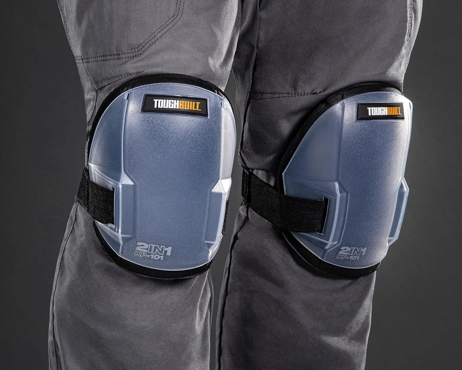 ToughBuilt 2-in-1 Knee Pads for Ultimate Comfort & Protection