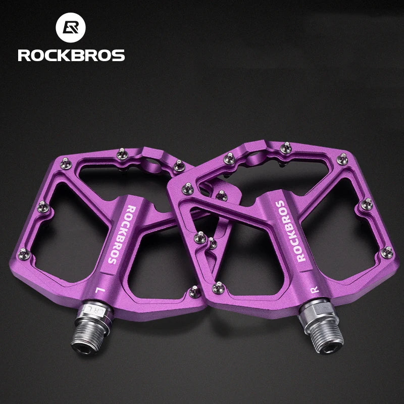 ROCKBROS Ultralight Anti-Slip Aluminum Bicycle Pedals for Better Cycling