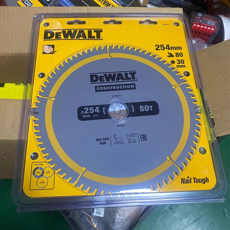 DEWALT Wood Saw Blades - 216/254/305MM, 40T/60T/80T, Carbide Precision