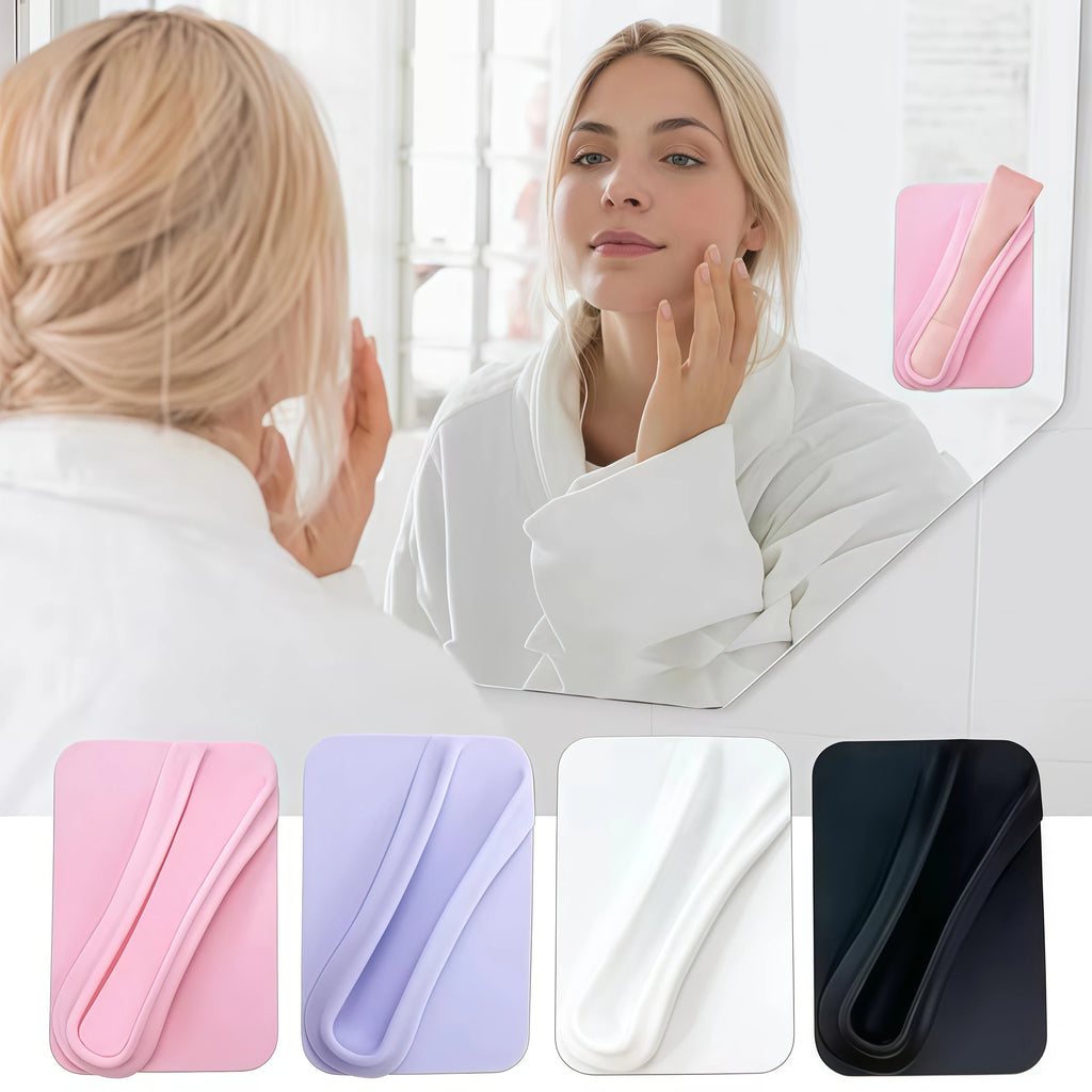 Silicone Lipstick Holder Stand for iPhone 15 & Samsung S24 | Strong Adhesive