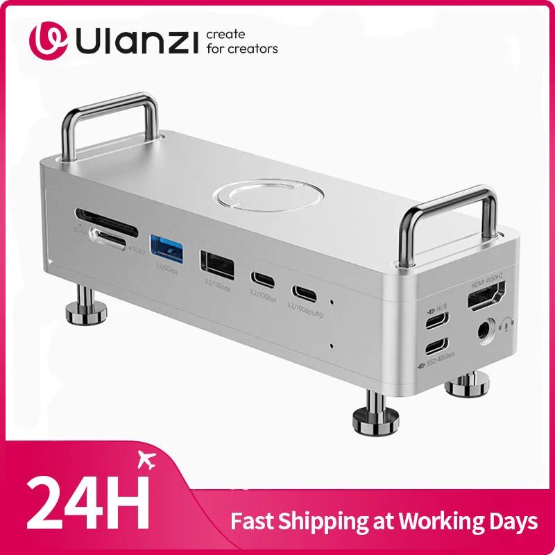 Ulanzi QT03 2-in-1 Docking Station & SSD Enclosure for Mac Mini