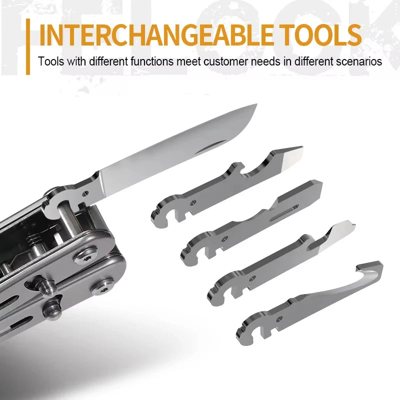 Roxon S804 Flex Multi-Tool: Customizable EDC for Hobbies & Outdoors