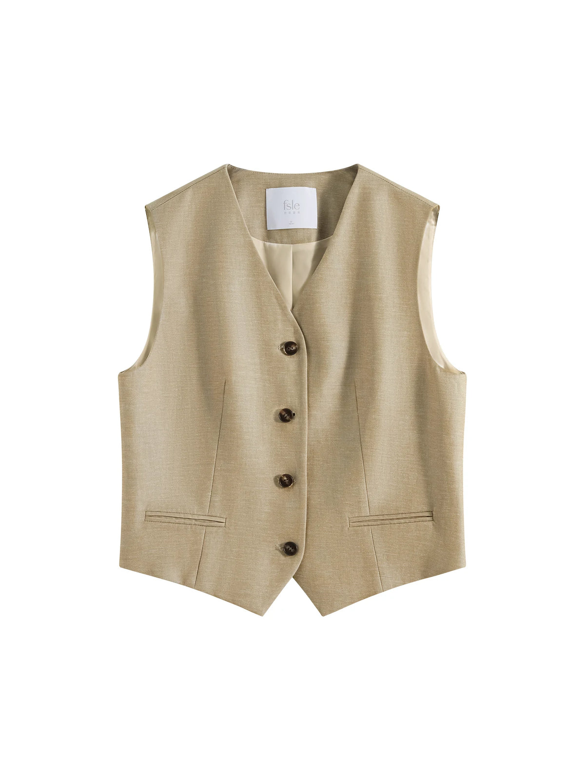 Vintage Eco Linen Wide-Leg Pants & Vest Set for Elegant Style