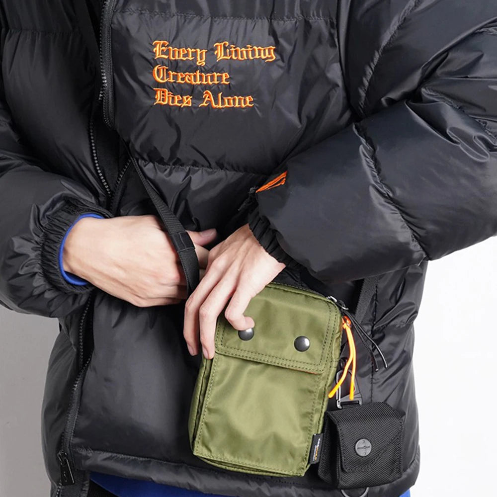 Lightweight Nylon Shoulder Bag - Water Resistant & Versatile