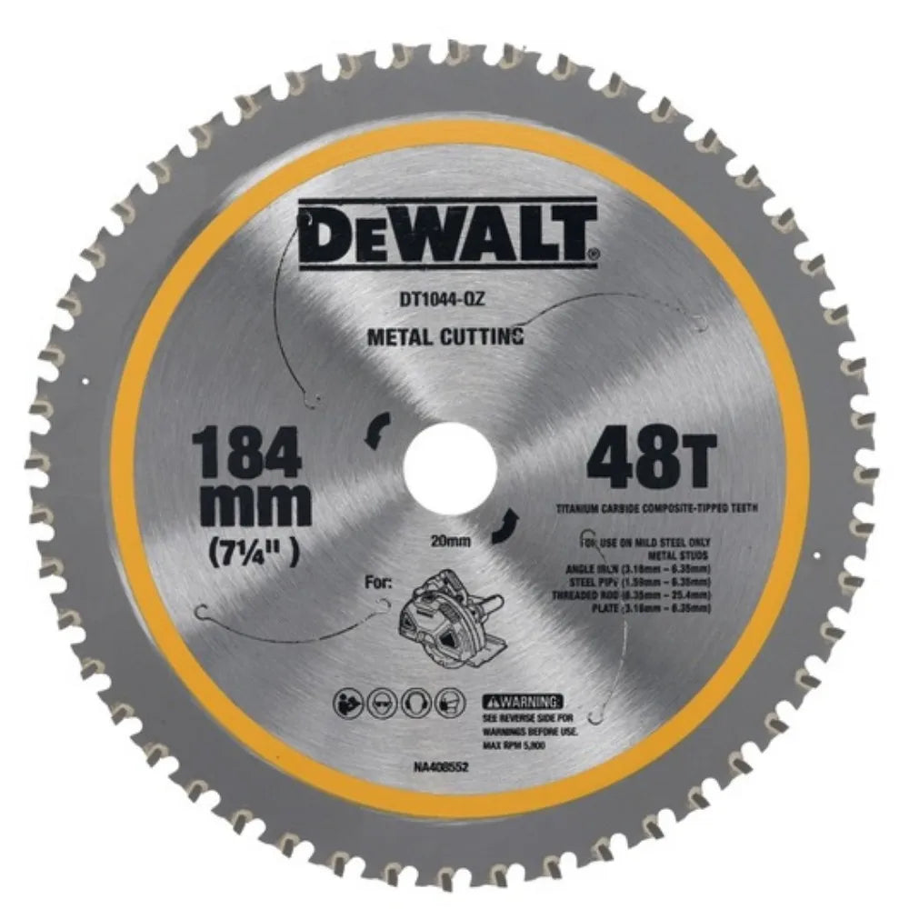 DEWALT 184mm 48T Metal Cutting Circular Saw Blade for DCS383 Tool