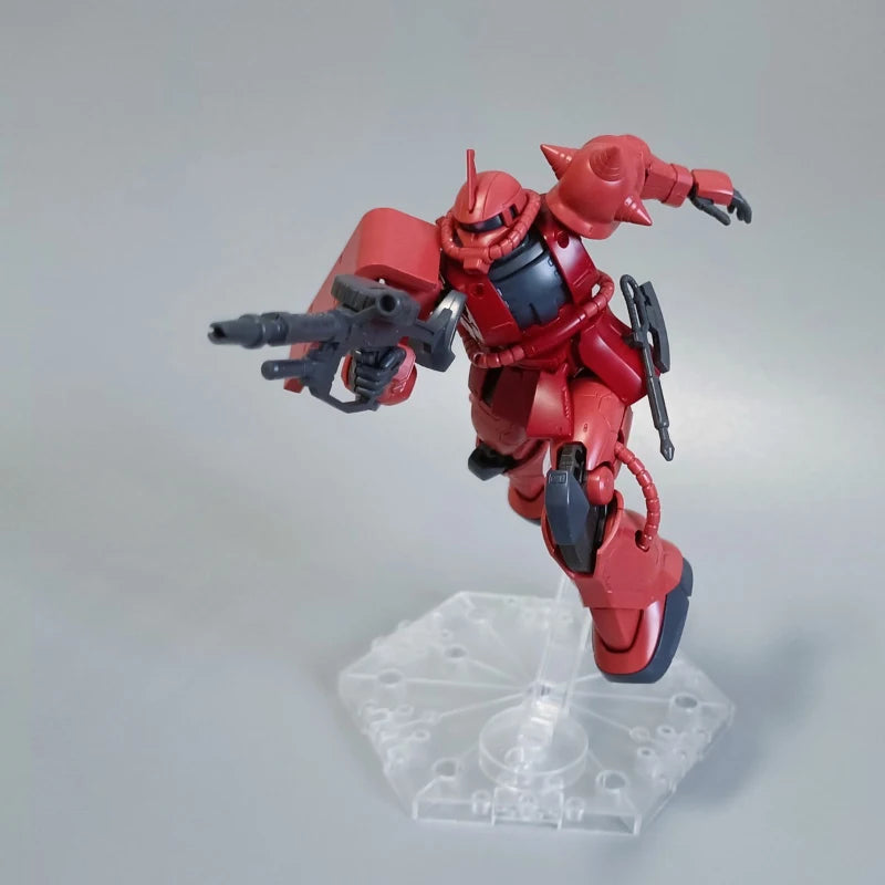 Bandai HG Zaku II Red Comet Ver - Gundam Model Kit for Collectors